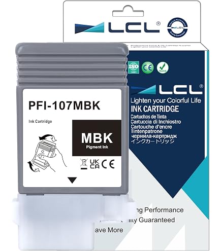 Canon PFI-107 インクカートリッジセット PFI-107 PFI107 Cartucho de Tinta para Canon PFI-107MBK PFI-107BK